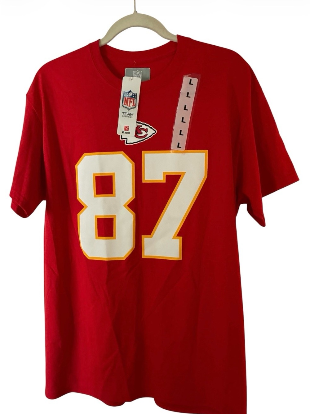 NWT Kansas City Chiefs men’s‎ (unisex) Travis Kelce  Shirt Sz L